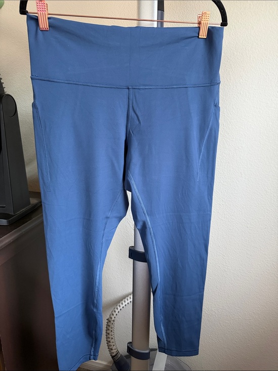 lululemon athletica Pants - lululemon athletica Blue High-Rise Leggings, 25 inch inseam with pockets